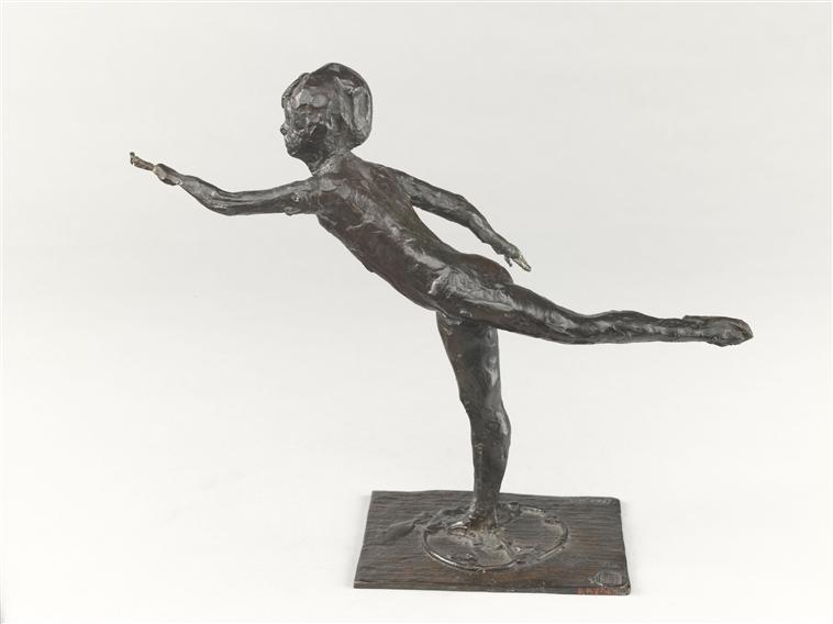 DANSEUSE, ARABESQUE OUVERTE SUR LA JAMBE DROITE, BRAS GAUCHE EN AVANT, PREMIERE ETUDE_1