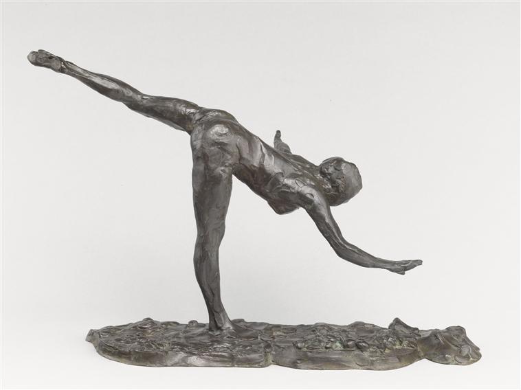 DANSEUSE ARABESQUE OUVERTE SUR LA JAMBE DROITE, BRAS DROIT A TERRE_1