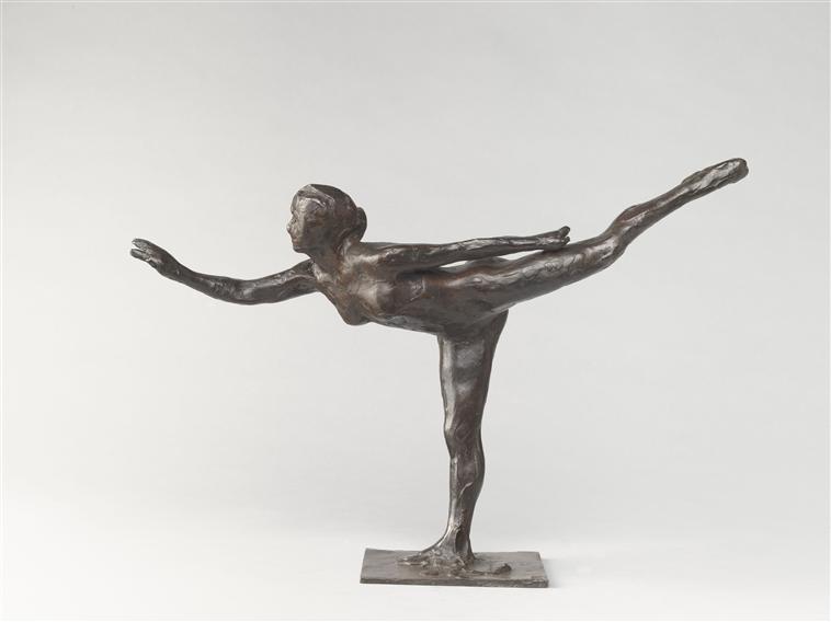 DANSEUSE ARABESQUE SUR LA JAMBE DROITE, BRAS GAUCHE DANS LA LIGNE_0