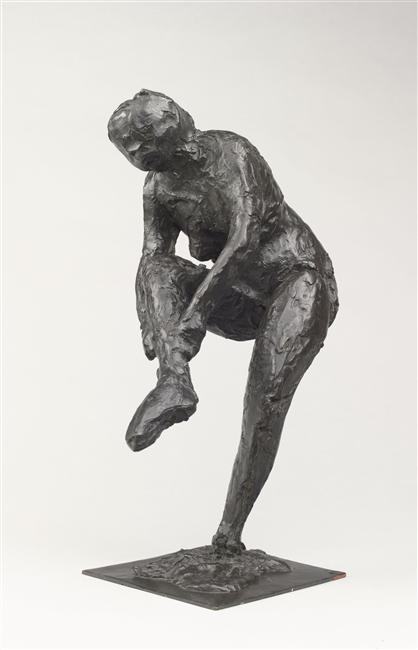 DANSEUSE METTANT SON BAS, DEUXIEME ETUDE_0