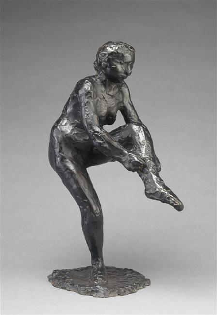 DANSEUSE METTANT SON BAS, TROISIEME ETUDE_0