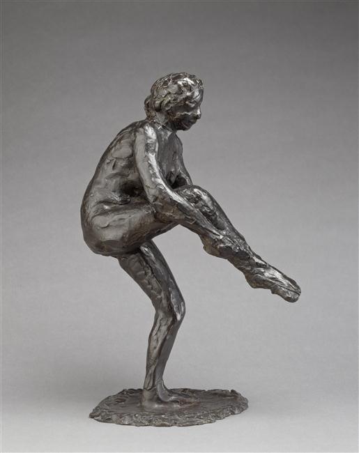 DANSEUSE METTANT SON BAS, TROISIEME ETUDE_2