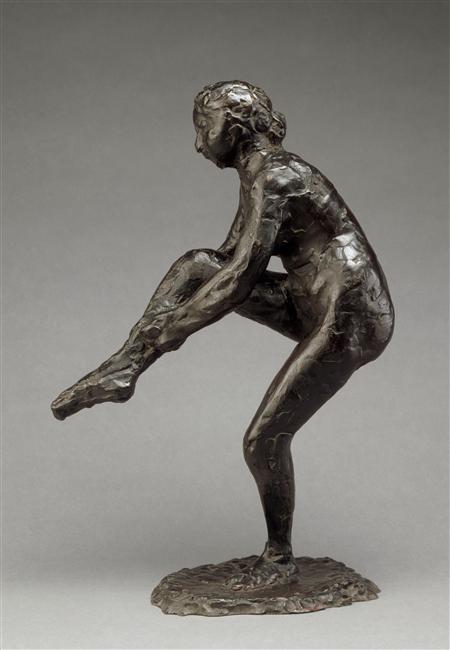 DANSEUSE METTANT SON BAS, TROISIEME ETUDE_3