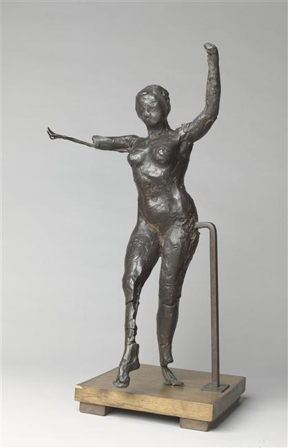DANSEUSE S'AVANCANT LES BRAS LEVES, DEUXIEME ETUDE_0