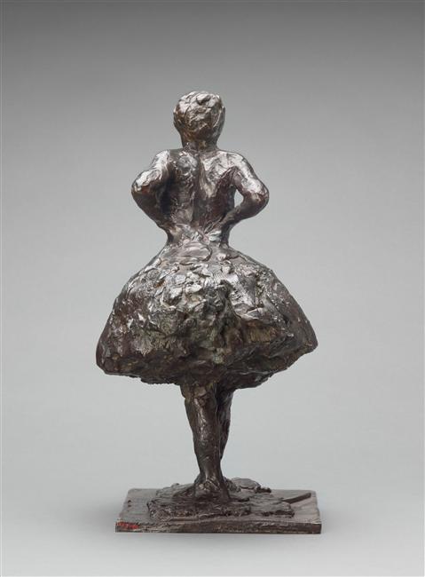 DANSEUSE AU REPOS, LES MAINS SUR LES HANCHES, JAMBE DROITE EN AVANT, DEUXIEME ETUDE_3