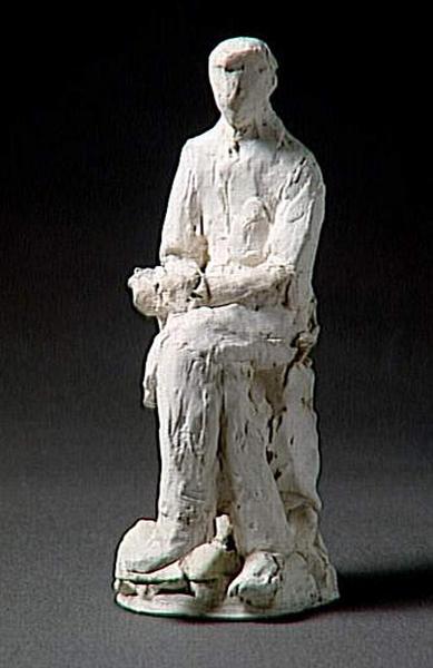 Homme assis, son père_0