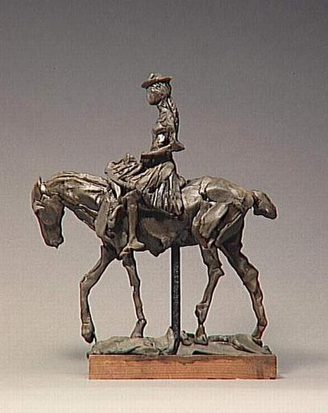 MLLE MARIE FREMIET A CHEVAL_1
