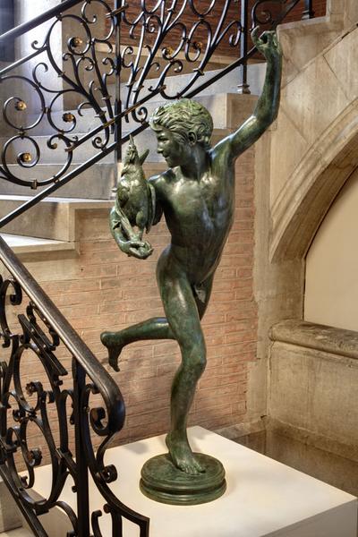 VAINQUEUR AU COMBAT DE COQS, Jean Alexandre Joseph Falguiere, 1864