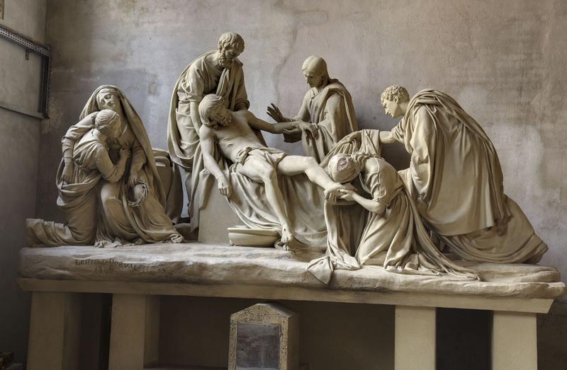 MISE AU TOMBEAU [église des Récollets], Bernard Griffoul-Dorval, 1846