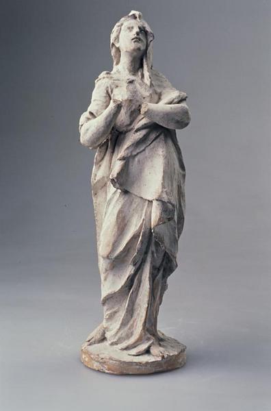UNE SAINTE, LES MAINS BRISEES, Sebastian Johann Leysner, 2e moitié 18e siècle