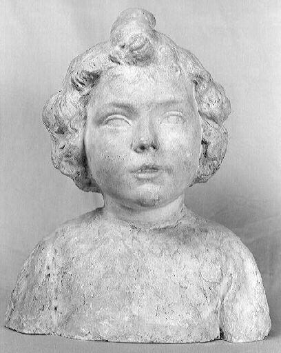 Buste d'enfant, Lucien Schnegg, 1900 vers