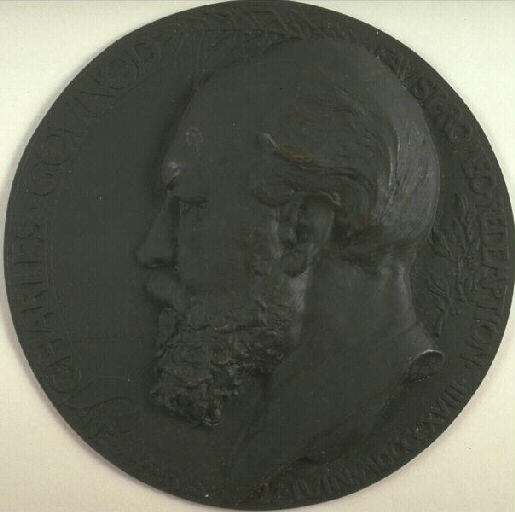 Profil droit de Charles Gounod, Jean Désiré Ringel D'illzach, 1886