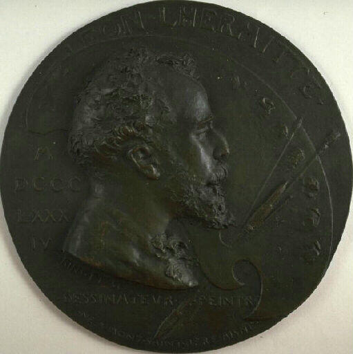Portrait de Léon Lhermitte, Jean Désiré Ringel D'illzach, 1884