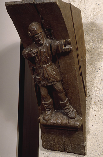 CONSOLE AVEC ARCHER DU MARTYRE DE SAINT SEBASTIEN_0