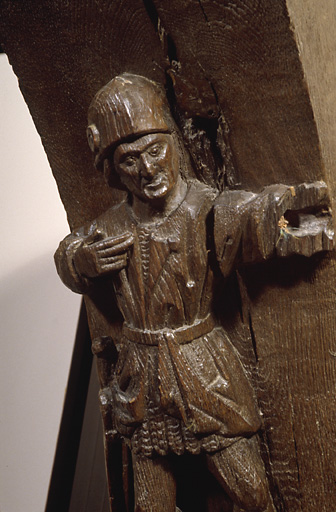 CONSOLE AVEC ARCHER DU MARTYRE DE SAINT SEBASTIEN_1