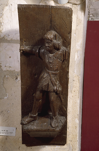 CONSOLE AVEC ARCHER DU MARTYRE DE SAINT SEBASTIEN_0