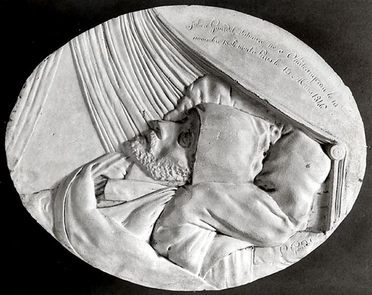 JULIEN GOURDEL (1804-1846) SUR SON LIT DE MORT_0