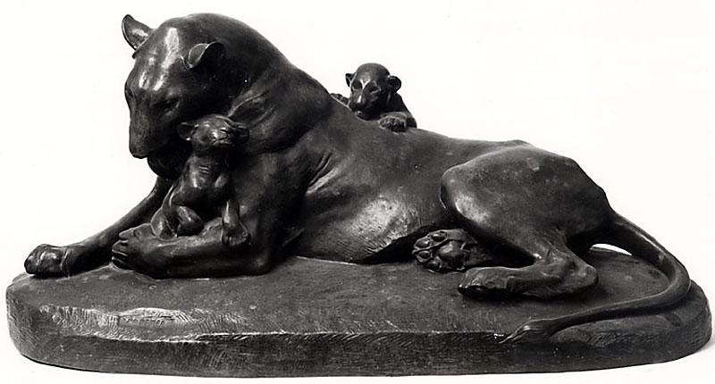 LIONNE ET LIONCEAUX, Victor Peter, 2e moitié 19e siècle