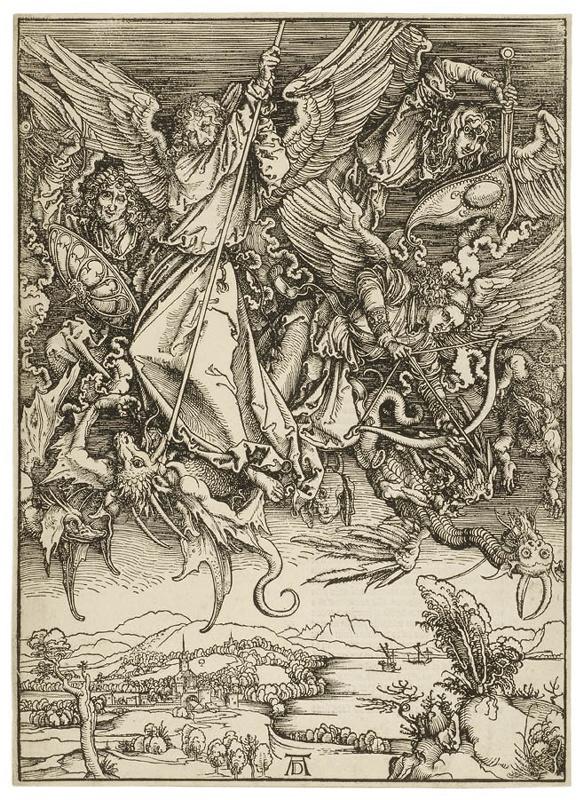 L'Apocalypse (12) : Saint Michel terrassant le dragon_0