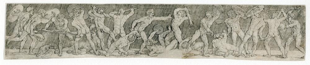 Combat de dix-huit hommes nus_0