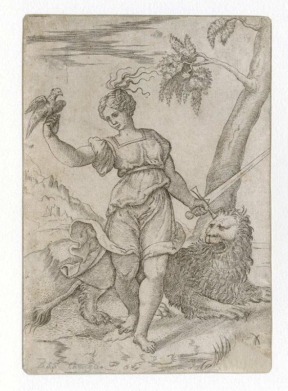 Le carnage, Giovanni Jacopo Caraglio, 1520,1539
