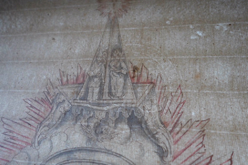 Ostensoir ; Dessin d'orfèvrerie_1