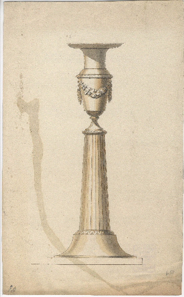 Flambeau ; Dessin d'orfèvrerie_0