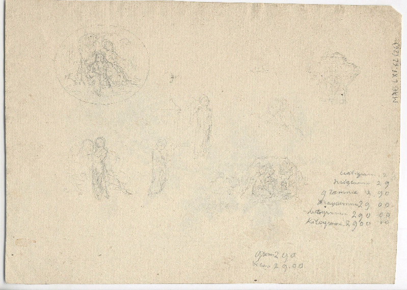 Fleur ; Croquis ; Dessin d'orfèvrerie_1