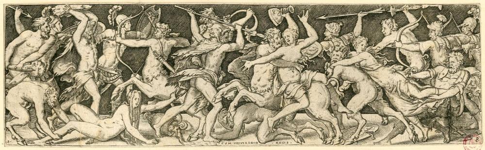Combats et triomphes : Combat des Lapithes et des Centaures_0