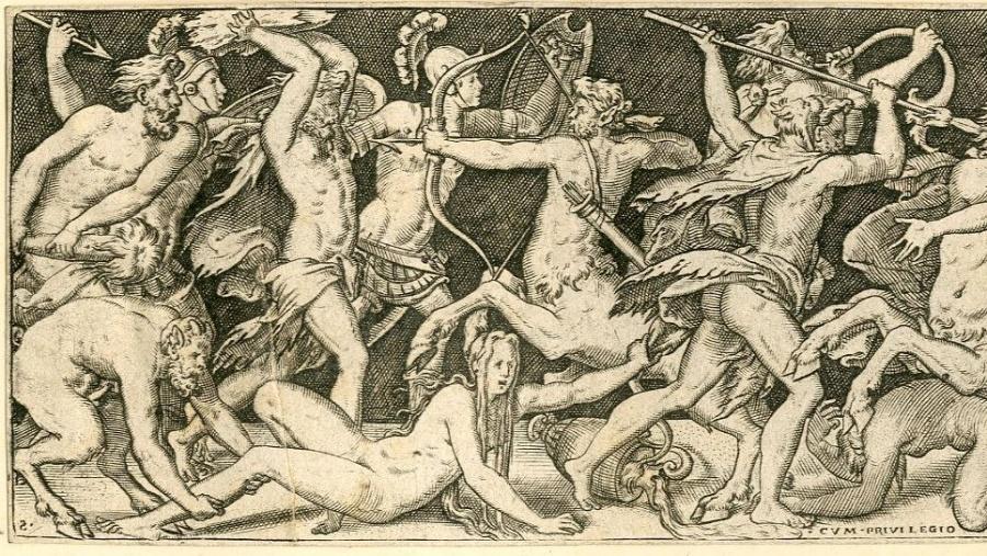 Combats et triomphes : Combat des Lapithes et des Centaures_1