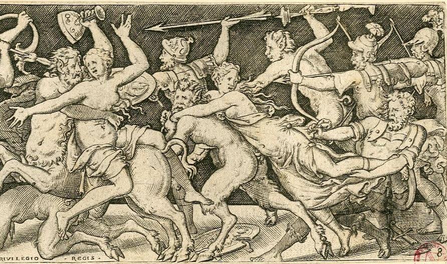 Combats et triomphes : Combat des Lapithes et des Centaures_2
