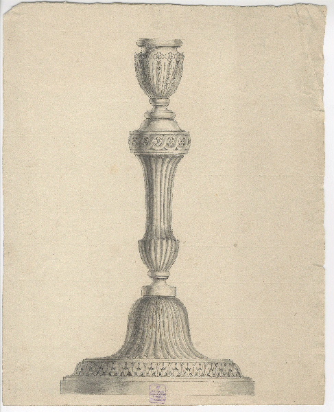 Flambeau ; Dessin d'orfèvrerie_0