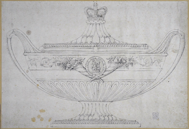 Pot à oille ; Dessin d'orfèvrerie_0
