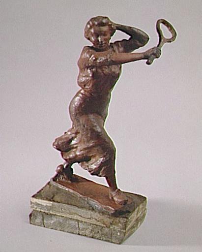 Joueuse à la raquette, François Rupert Carabin, 1919,1920