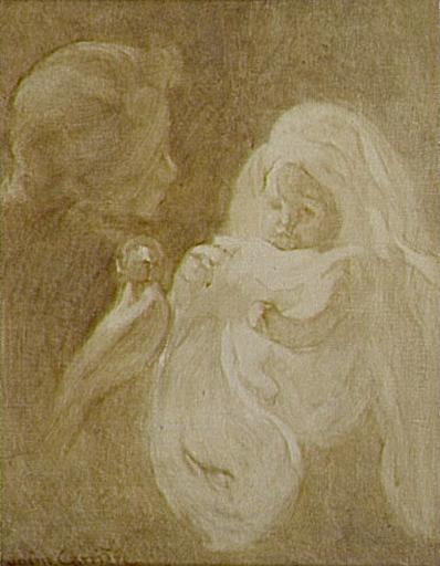 Le Hochet ; Scène maternelle (Titre attribué)_0