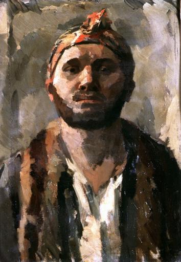Portrait de l'artiste en turban_0