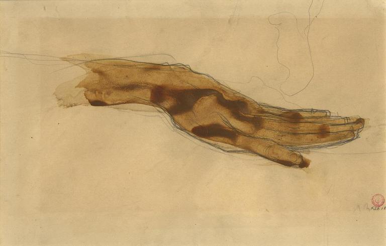 Main d'une danseuse cambodgienne, Auguste Rodin, 1906