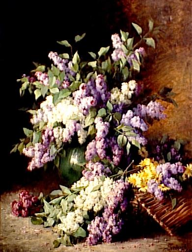 Bouquet de lilas ; Fliederstrauss (Titre attribué)_0