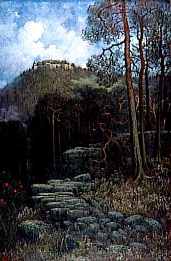 Le Mont Sainte-Odile avec le mur païen_0