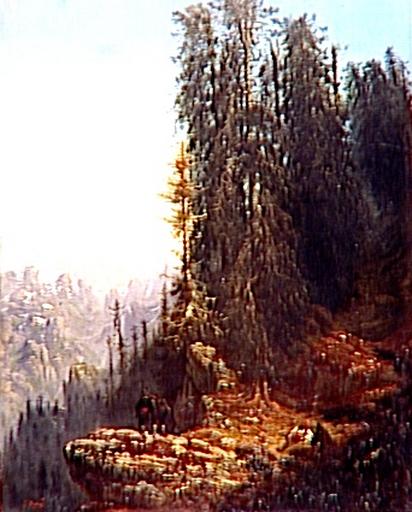 Paysage des Pyrénées, Gustave Doré, 4e quart 19e siècle
