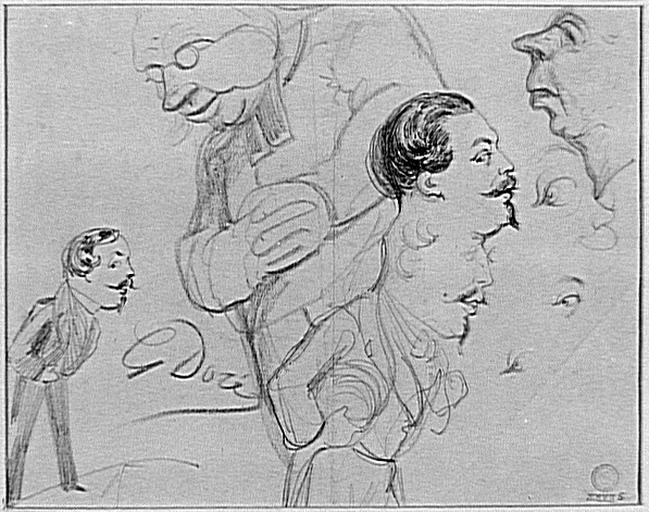 Feuille de portraits-charges_0