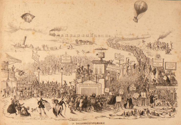 La Daguerréotypomanie, Théodore Maurisset, 1839