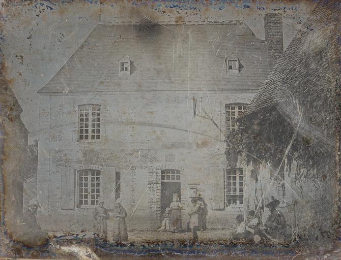 Vue de Conflans-sur-Anille, Alphonse Poitevin, 1847 vers