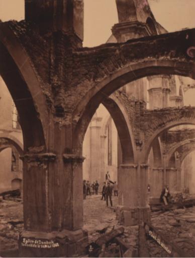 Incendie de l'église de Dambach_0