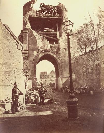 Strasbourg, bombardements de 1870, la porte nationale_0