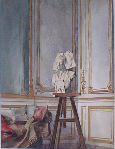 Intérieur de l'atelier de l'artiste au Palais Rohan, Jean-Désiré Ringel D'illzach, 1907