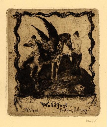 Waldfest Adlisberg, Albert Welti, 1893