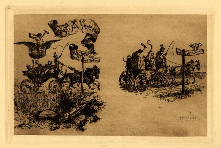 Höfligesellschaft, Albert Welti, 1892