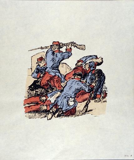 Kämpfende Soldaten ; Soldats combattant (Traduction)_0