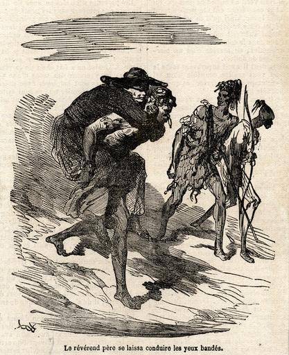 'Le révérend père se laissa conduire les yeux bandés', p. 17_0